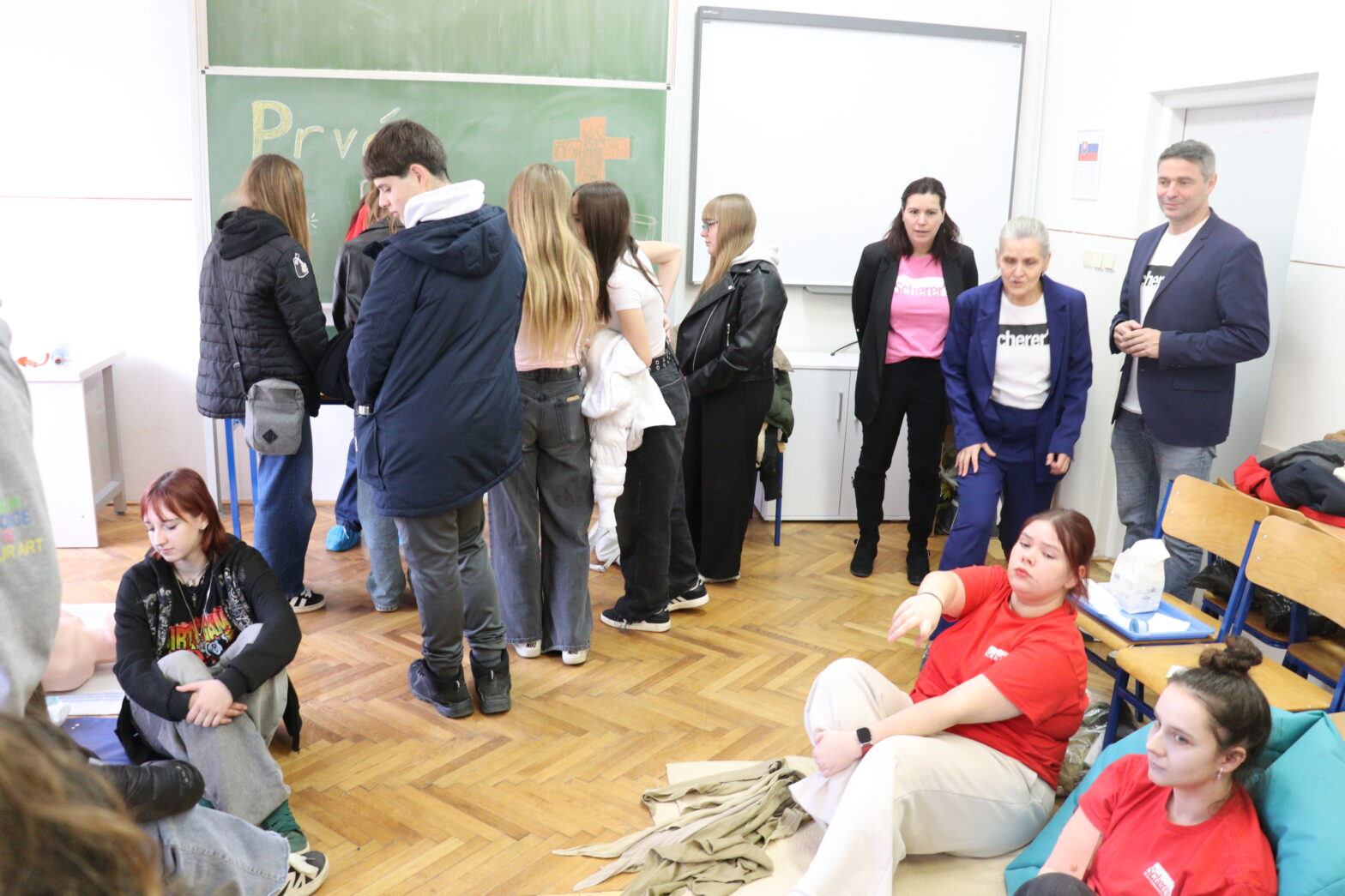 Na návšteve SZŠ M. T. Schererovej