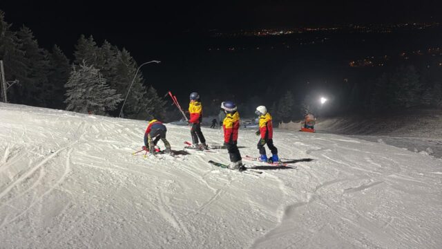 Ružomberskí lyžiari na Málinom Brde