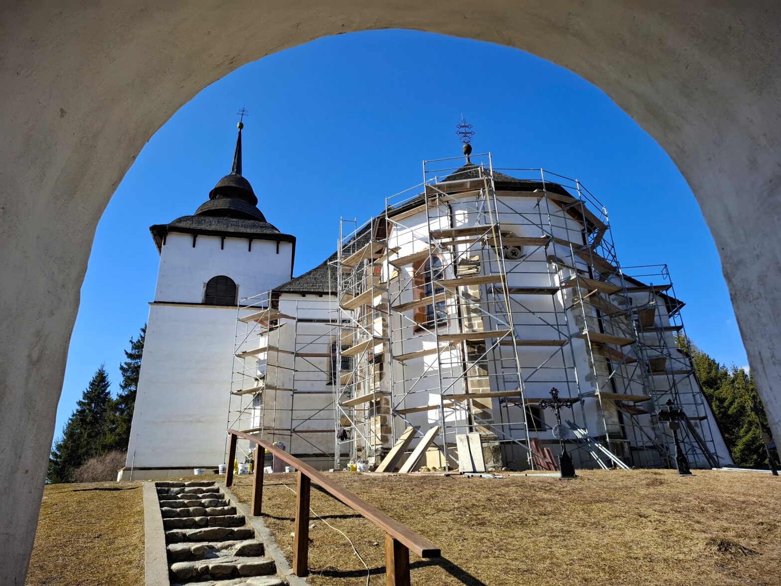 Rekonštrukcia kostola v Pribyline