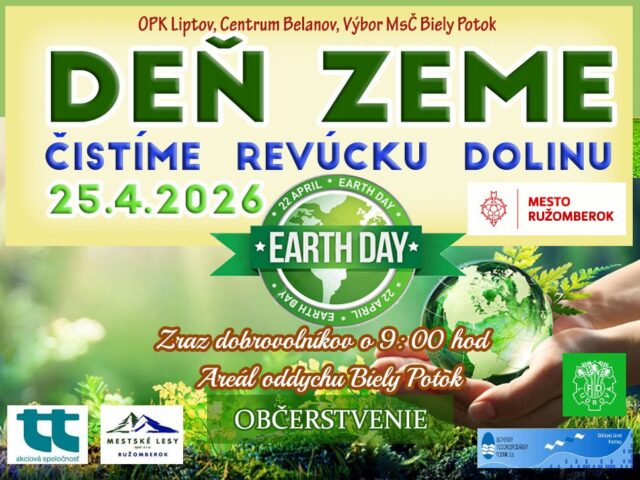 Pridajte sa k jarnému upratovaniu, spoločne pre čistejšiu prírodu v okolí Ružomberka
