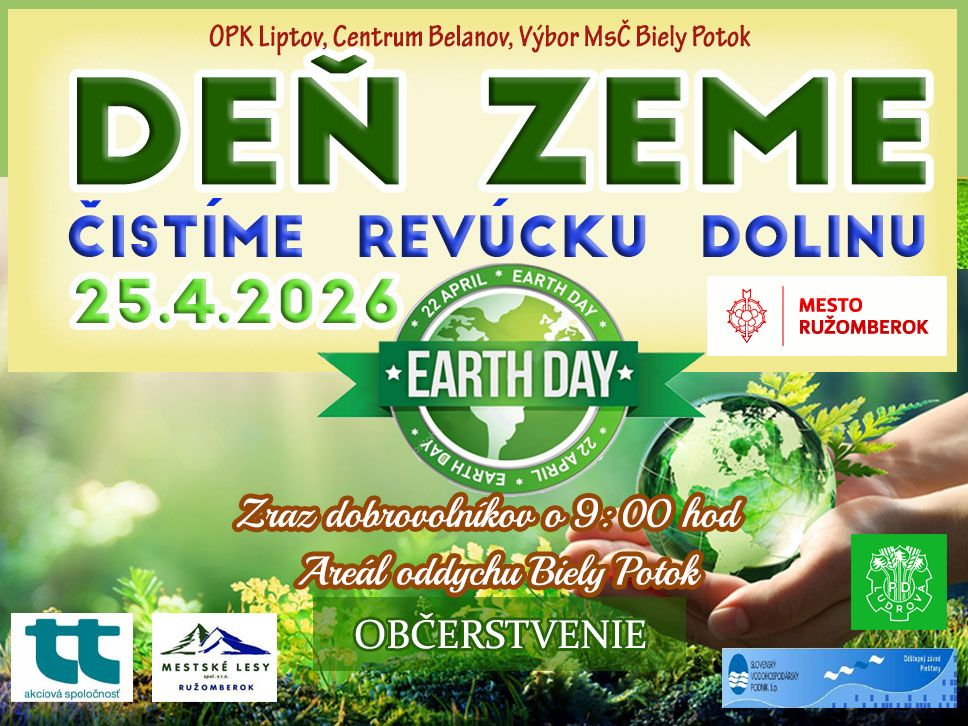Pridajte sa k jarnému upratovaniu, spoločne pre čistejšiu prírodu v okolí Ružomberka