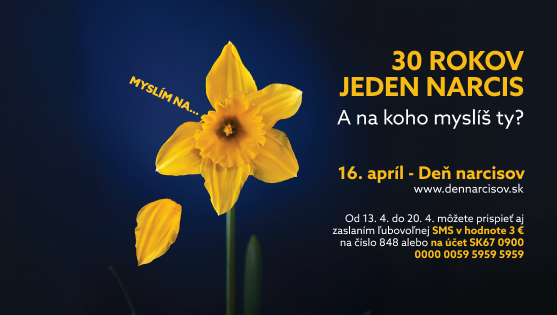 Deň narcisov: Pomáhame spoločne už tri desaťročia
