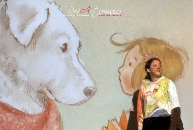 Rozprávkové čítanie so štvornohými hercami v divadle RosArt