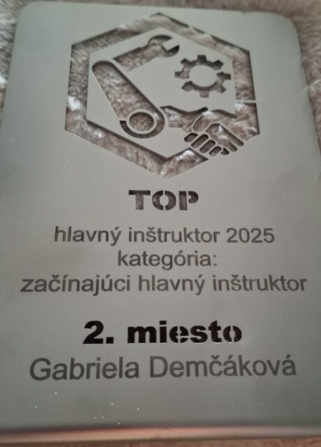 Gabriela Demčáková Top inštruktorom