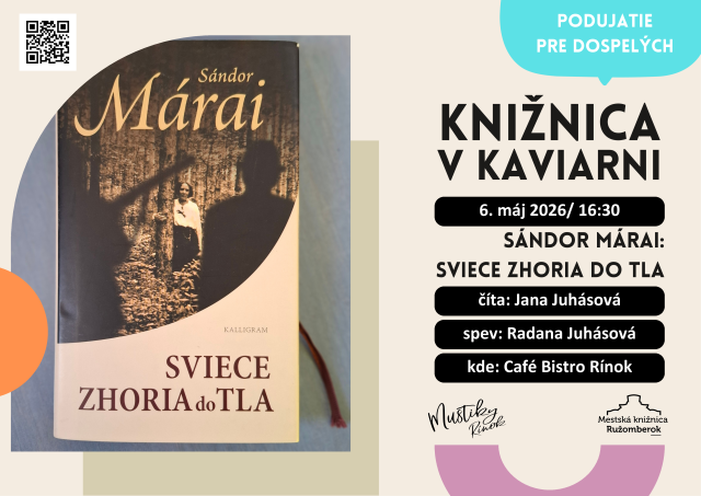 Knižnica v kaviarni v Ružomberku, Sviece zhoria do tla