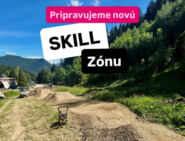 Skvelá novinka na Malinom Brde, cyklisti na tratiach, deti v novej SKILL Zóne