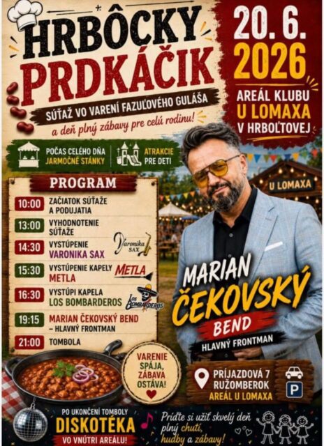 Kam cez víkend? Prehľad podujatí v Ružomberku a okolí 19. – 21. júna