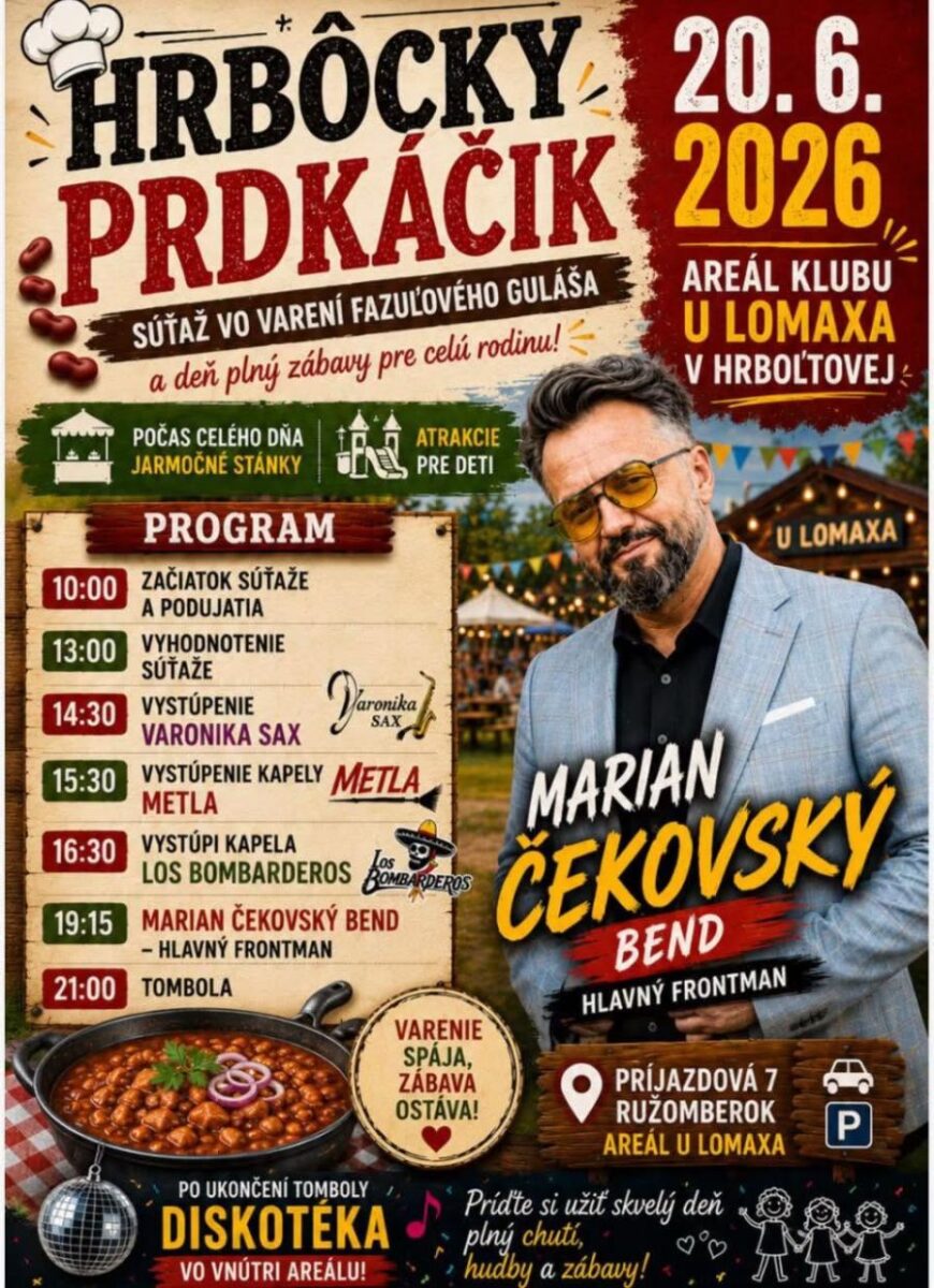 Kam cez víkend? Prehľad podujatí v Ružomberku a okolí 19. – 21. júna