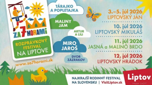 Kam cez víkend? Vyberte si z bohatej ponuky podujatí v Ružomberku a okolí 10. – 12. júla