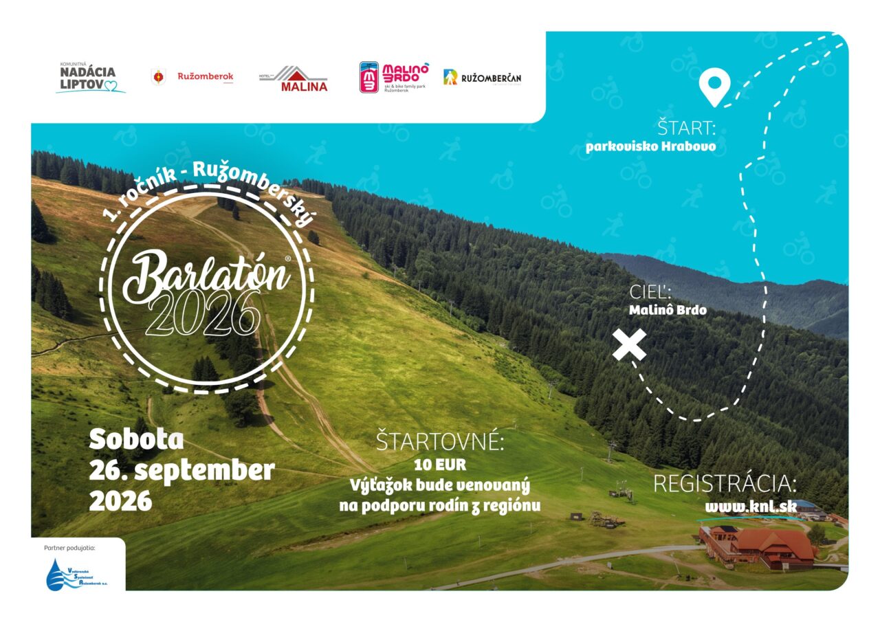 Blíži sa Barlatón, veľká výzva, hlavne pre Ružomberčanov