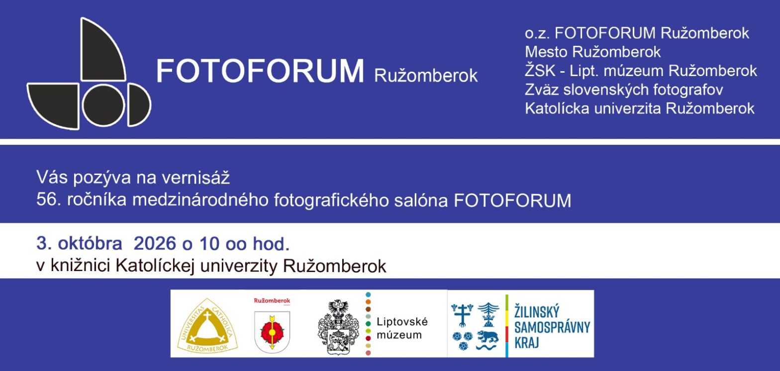 Na ružomberskej univerzite 56. Fotofórum