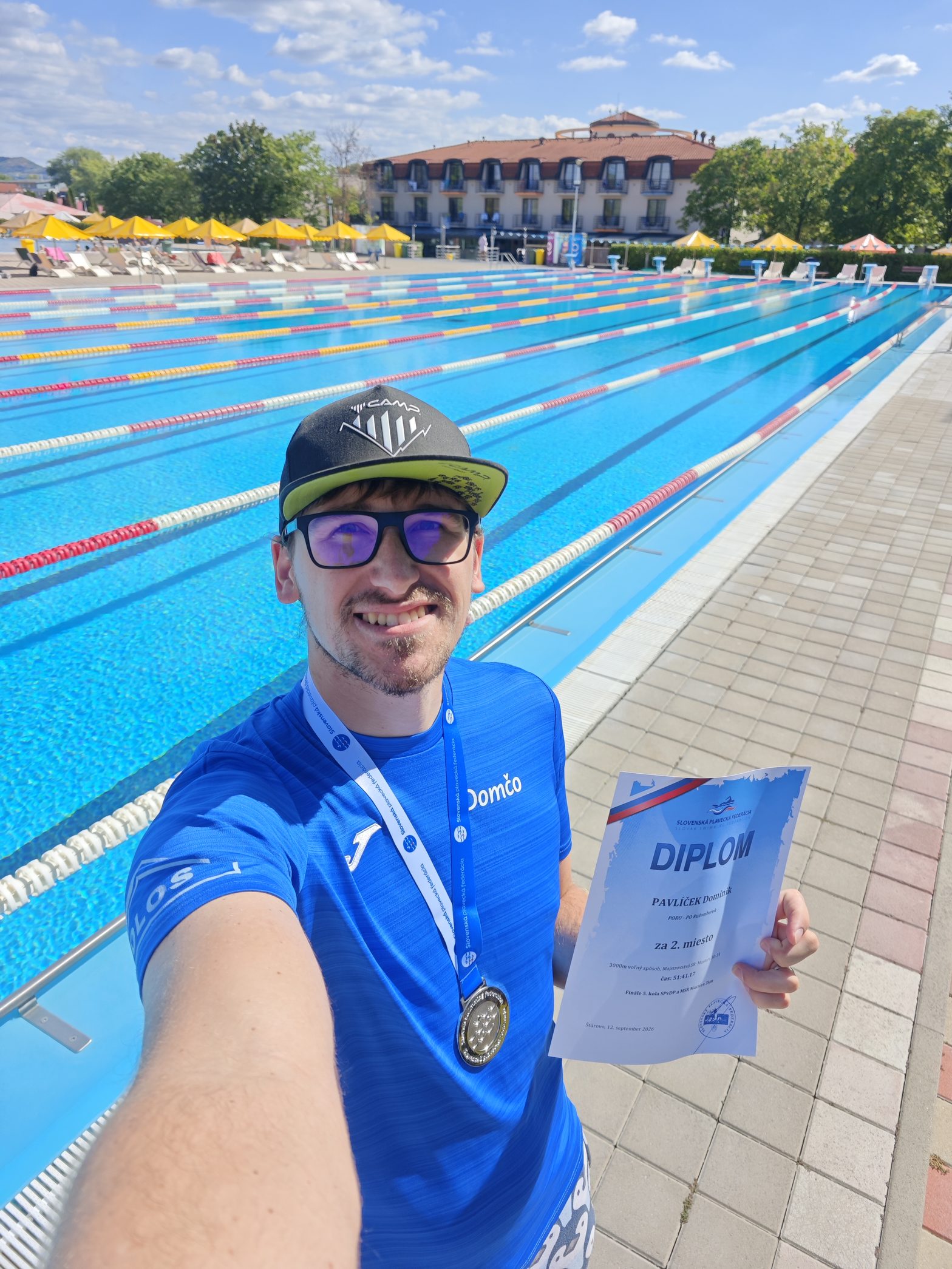 Pavlíček si vyplával kov na republikovom šampionáte