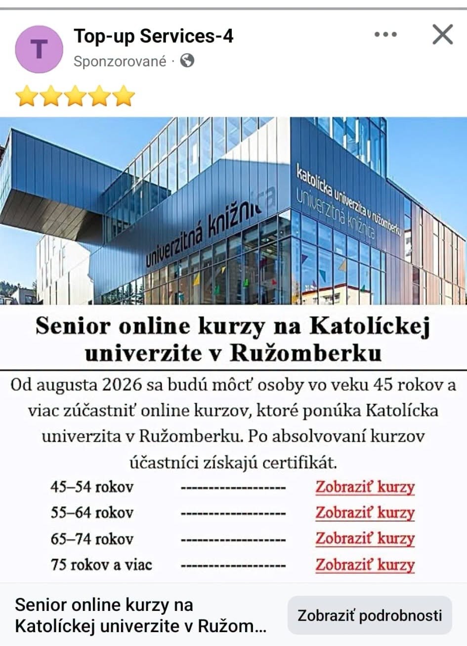 Pozor na online podvodníkov: Katolícka univerzita varuje pred falošnými kurzami