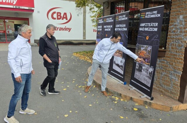 Ružomberok má na viac: Spolu pre Ružomberok predstavuje projekty na obnovu mesta